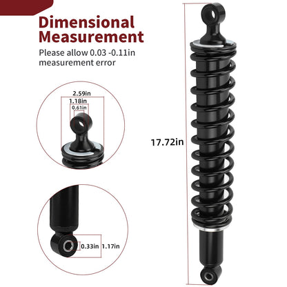 Rear Shocks Absorber for Honda Foreman 500 4x4 ES (2005–2011)