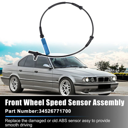 Front Left Right ABS Wheel Speed Sensor for BMW 525i Base 3.0L L6