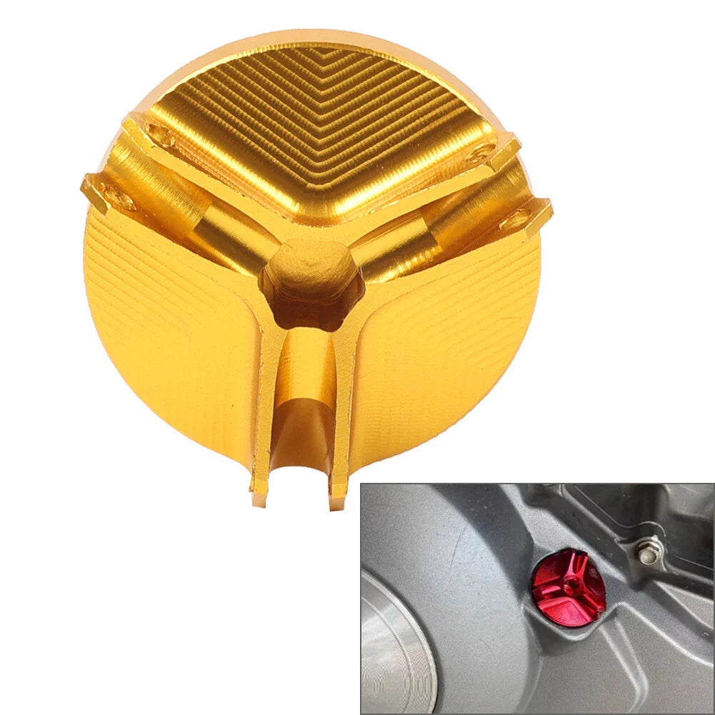 Gold Engine Oil Filler Cap Cover for BENELLI TRK 502, Leoncino 500 (2017-2023)