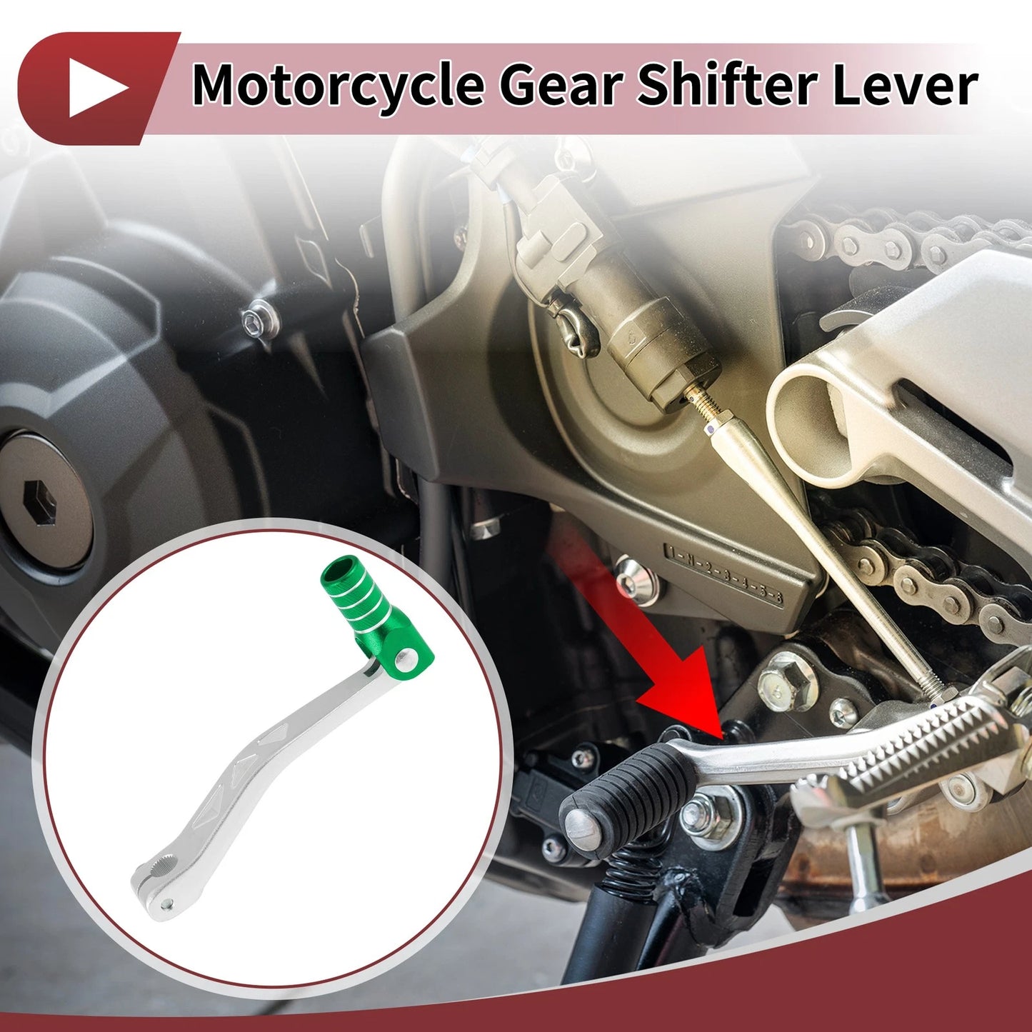 Folding Gear Shifter Levers for Yamaha TTR 50 (2000–2023)