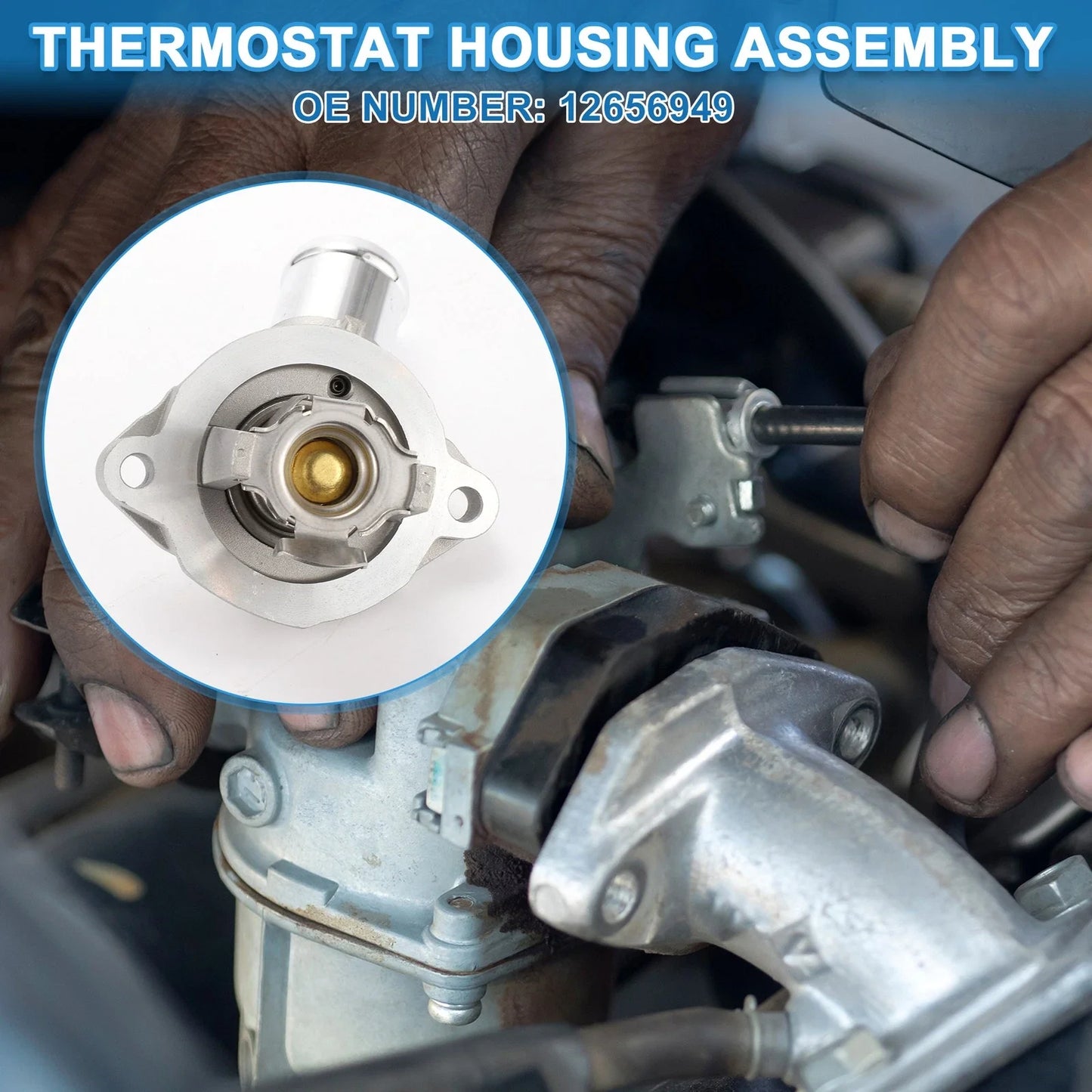 Engine Coolant Thermostat Housing for Chevrolet Cruze (2016-2019)