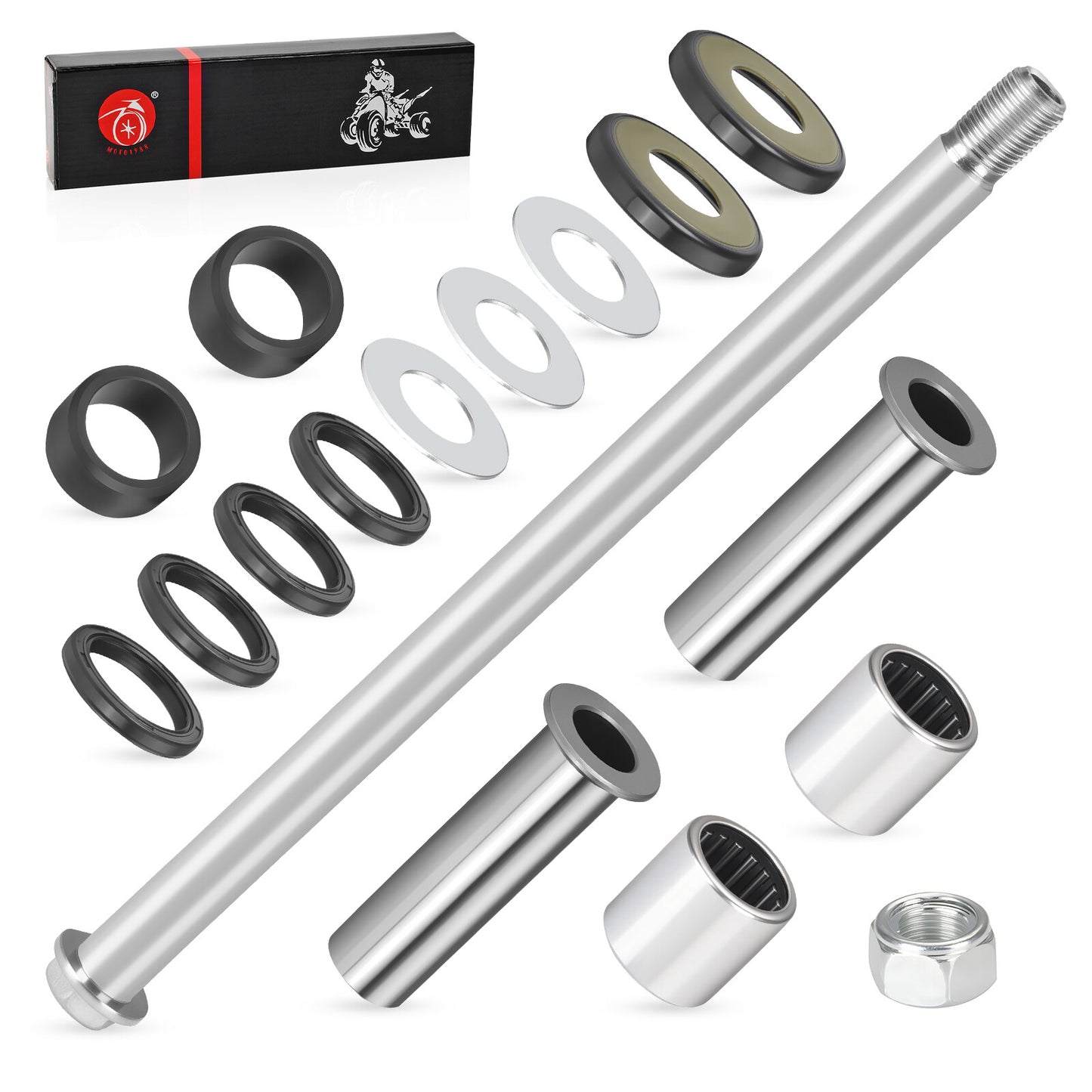 Swing Arm Pivot Bolt Bearing Seal Kit for Suzuki Quadsport Z400 (2003–2014)