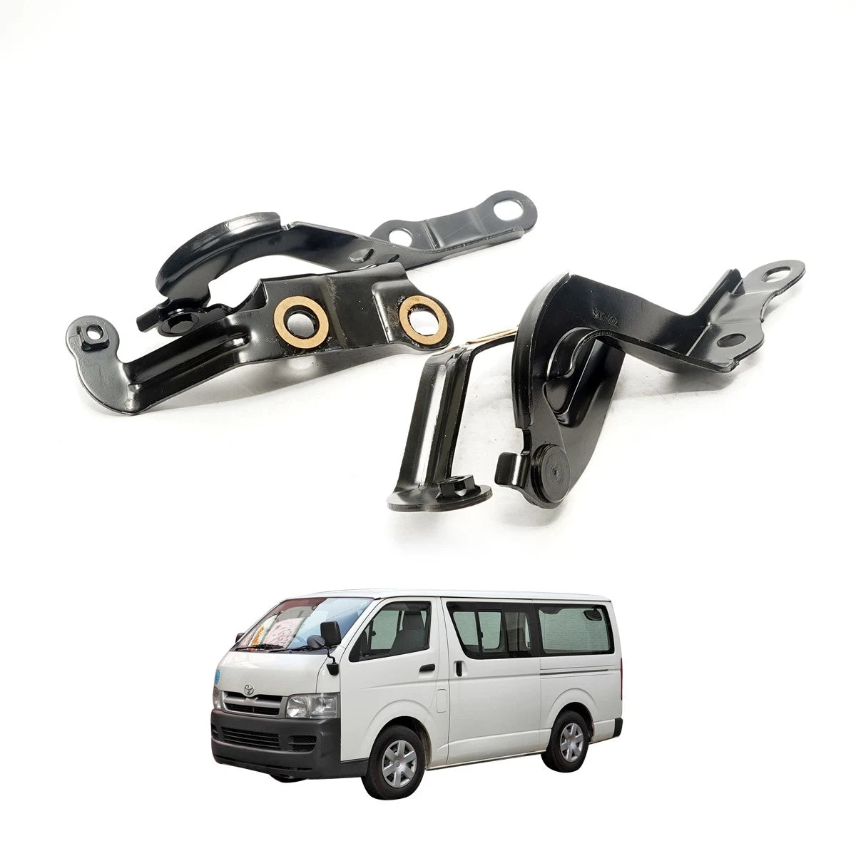 Set of 2 Bonnet Hood Hinges for Toyota HiAce Commuter (2005–2019)