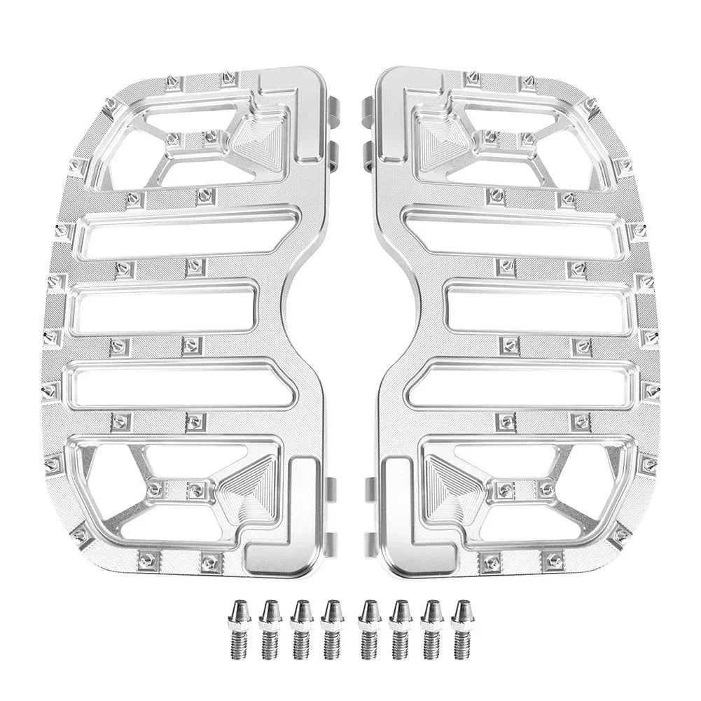 Front Driver Floorboards Foot Pegs for Harley Touring Street Glide (84-17)