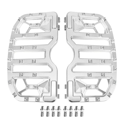 Front Driver Floorboards Foot Pegs for Harley Touring Street Glide (84-17)