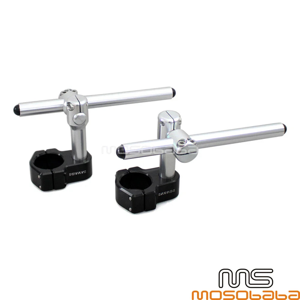 7/8'' Adjustable Clip-On Handlebar Kit for Universal Motorcycle
