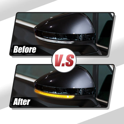 2X LED Mirror Turn Signal Lights for Ford Explorer