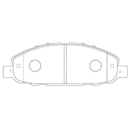 Bosch Front Disc Brake Pads Set for Nissan Urvan E20 1974~1980 1.6L 2.0L Van