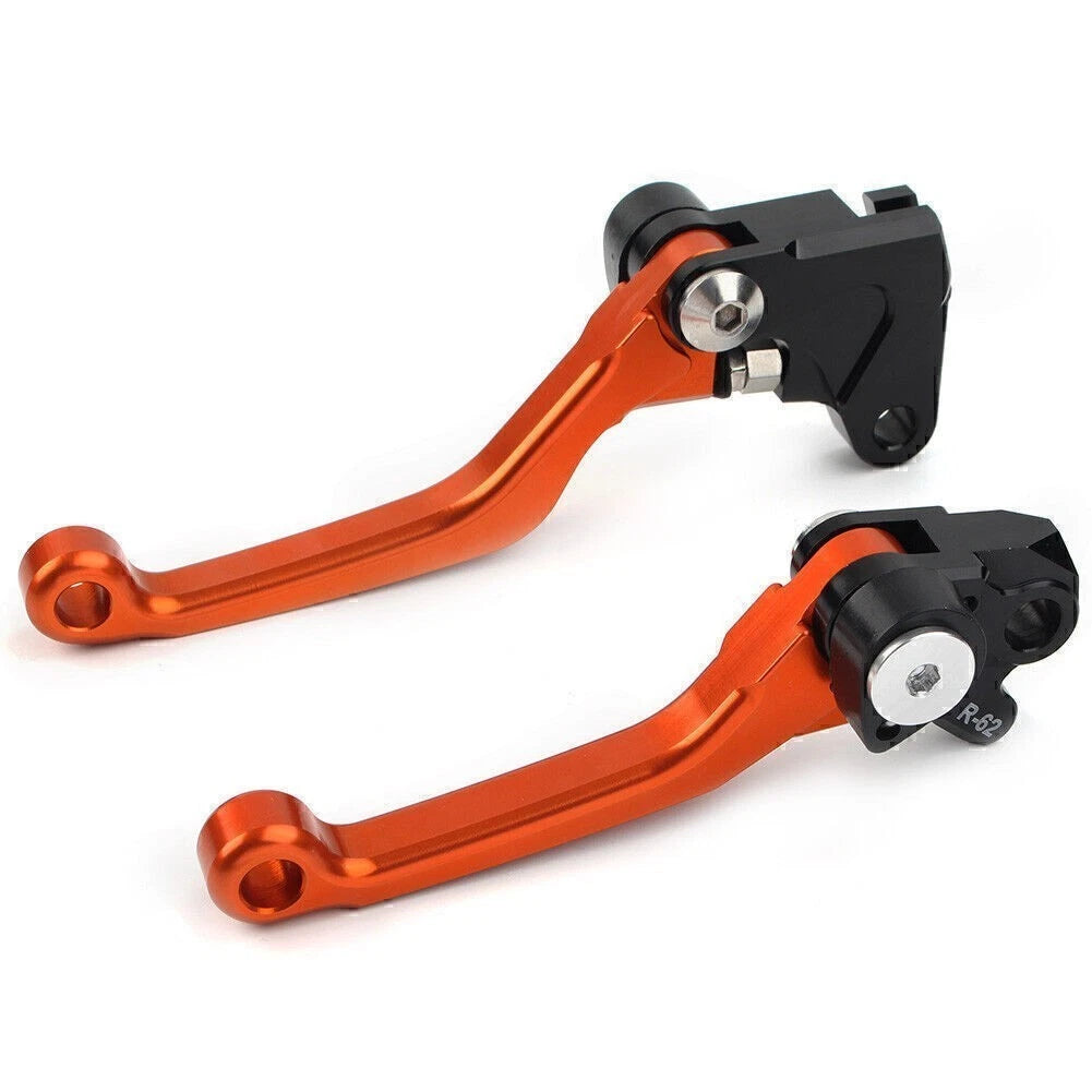 Pivot Brake Clutch Levers Set of 2 for Yamaha WR 250F WR 450F (2001–2016) ORANGE