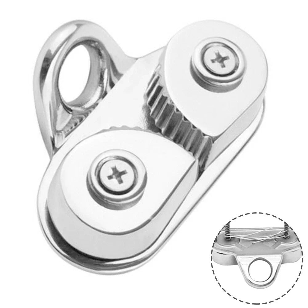 Cam Pulley Rope Clamp Accessory for Boat Sailboat Kayak Canoe