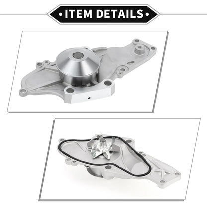 Water Pump for Honda Accord V6 3.0L 2003-2007 (2 x No.19200RDVJ01, 19200RCAA01)