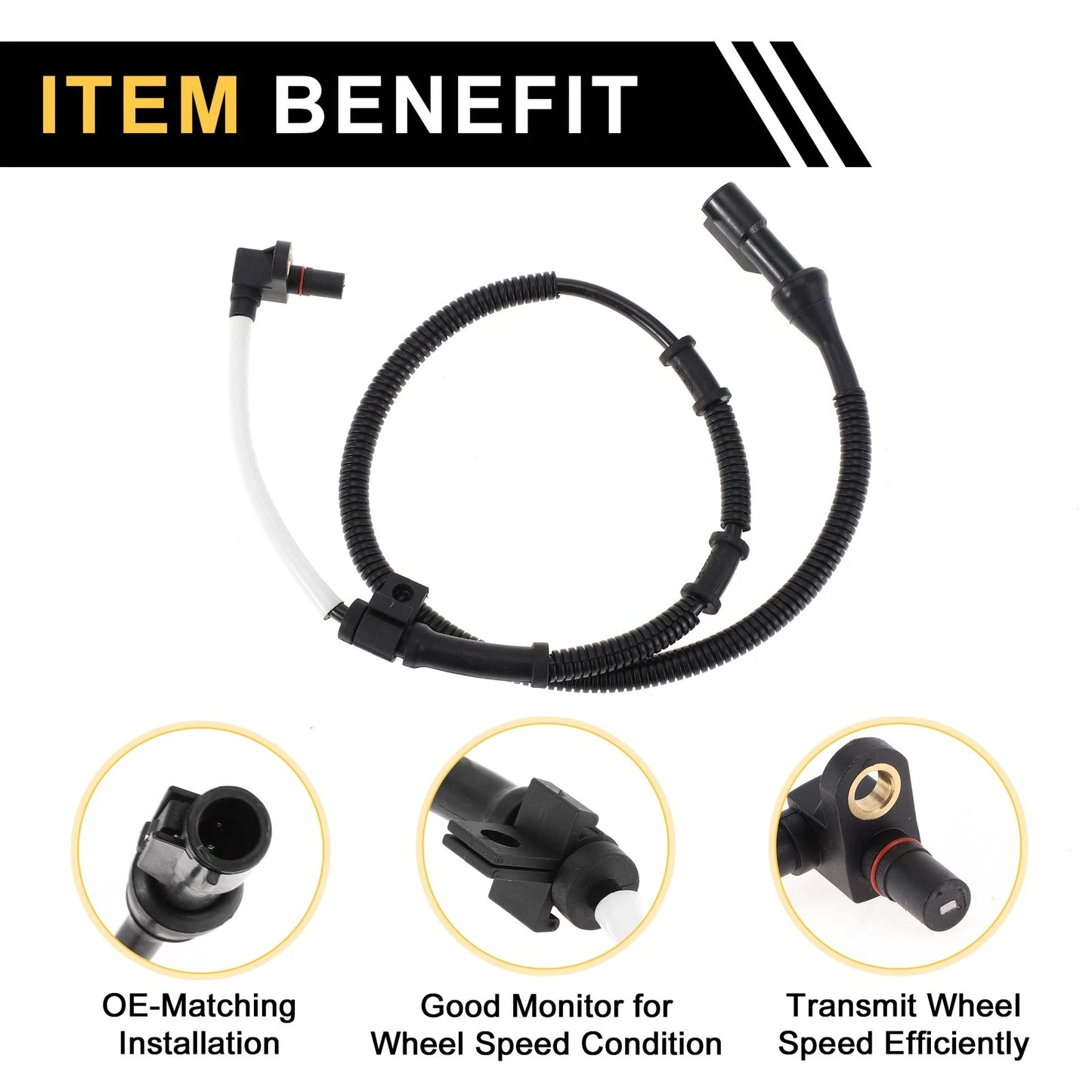 ABS Wheel Speed Sensor F65Z2C204DB for Ford F-150 (1997–2003)