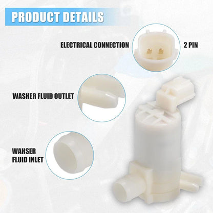 Windshield Washer Pump for INFINITI G35 G37 M35 M35H M45 Q70 Q70L (2003-2015)