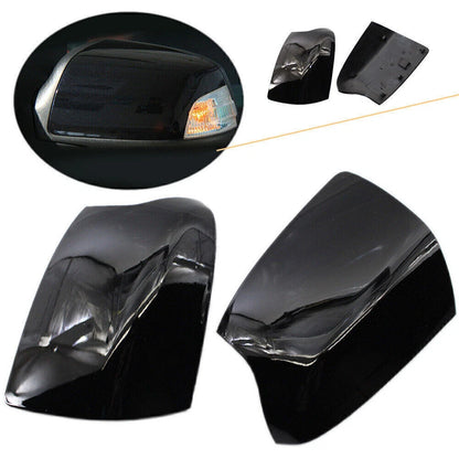 Glossy Black Side Rearview Wing Mirror Cover Trim for Ford Focus (2005–2008)