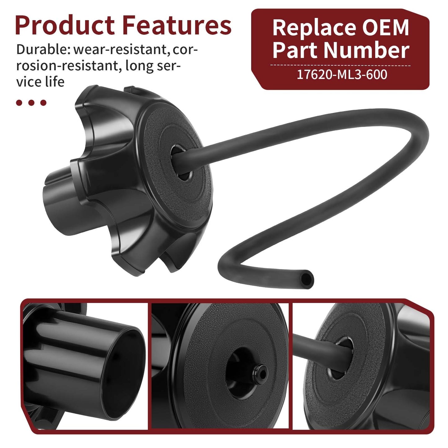 Fuel Tank Gas Cap for Honda CR80R CR85R (1999–2007)