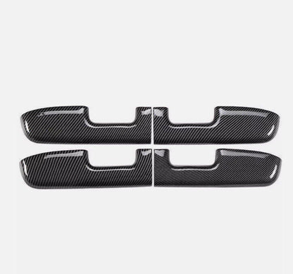 4X CF Door Handle Armrest Cover Trim Cap for Toyota Corolla (2003–2008)