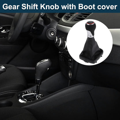 5 Speed Shift Knob with Boot Cover for Audi A3 S3 8P (2003–2013)