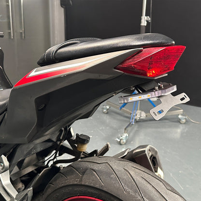 Tail Tidy License Plate Holder with LED Turn Light for Kawasaki Ninja 300 (2013–2020)