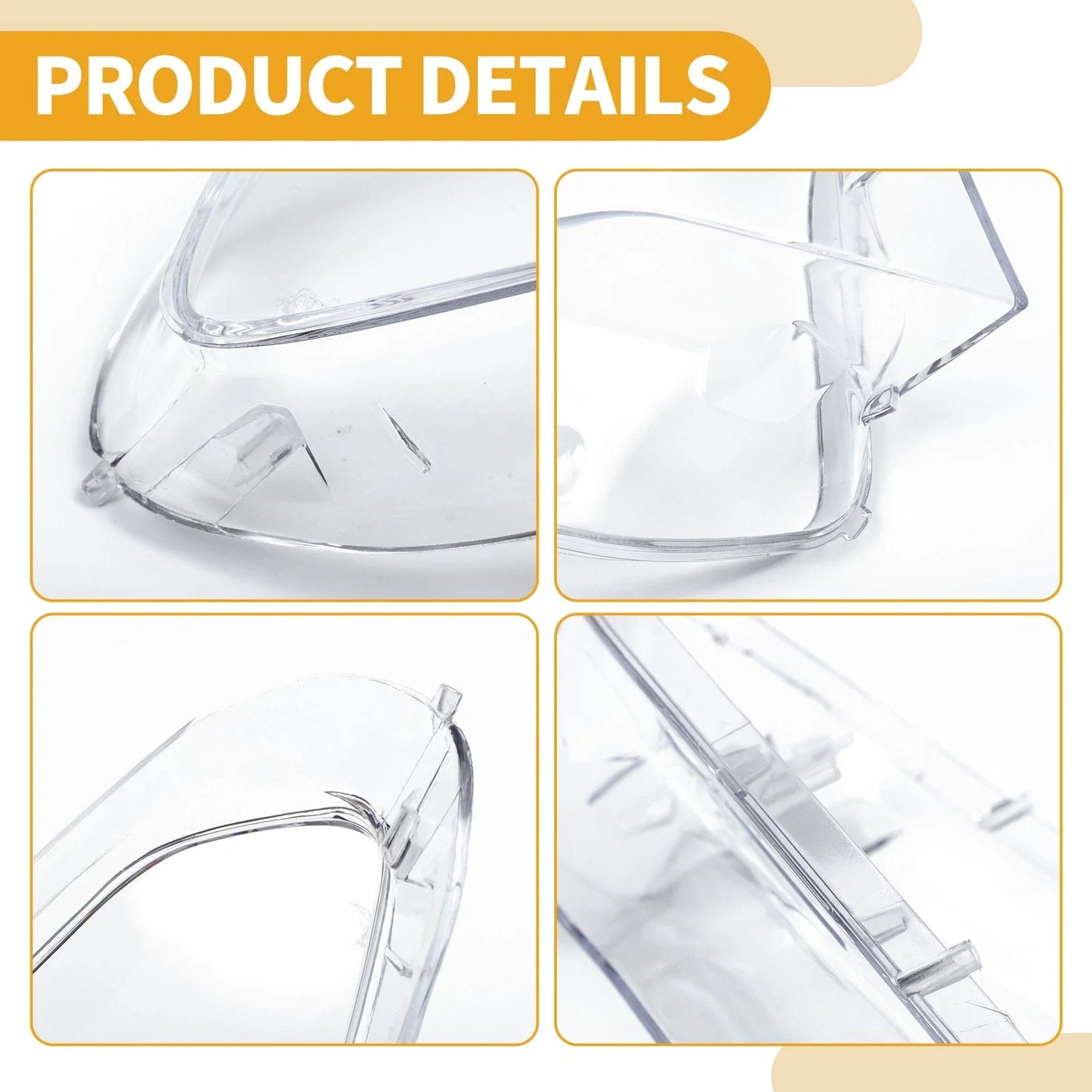 1 Pc Front Right Headlight Lens Cover for BMW 5 Series (2017-2018)