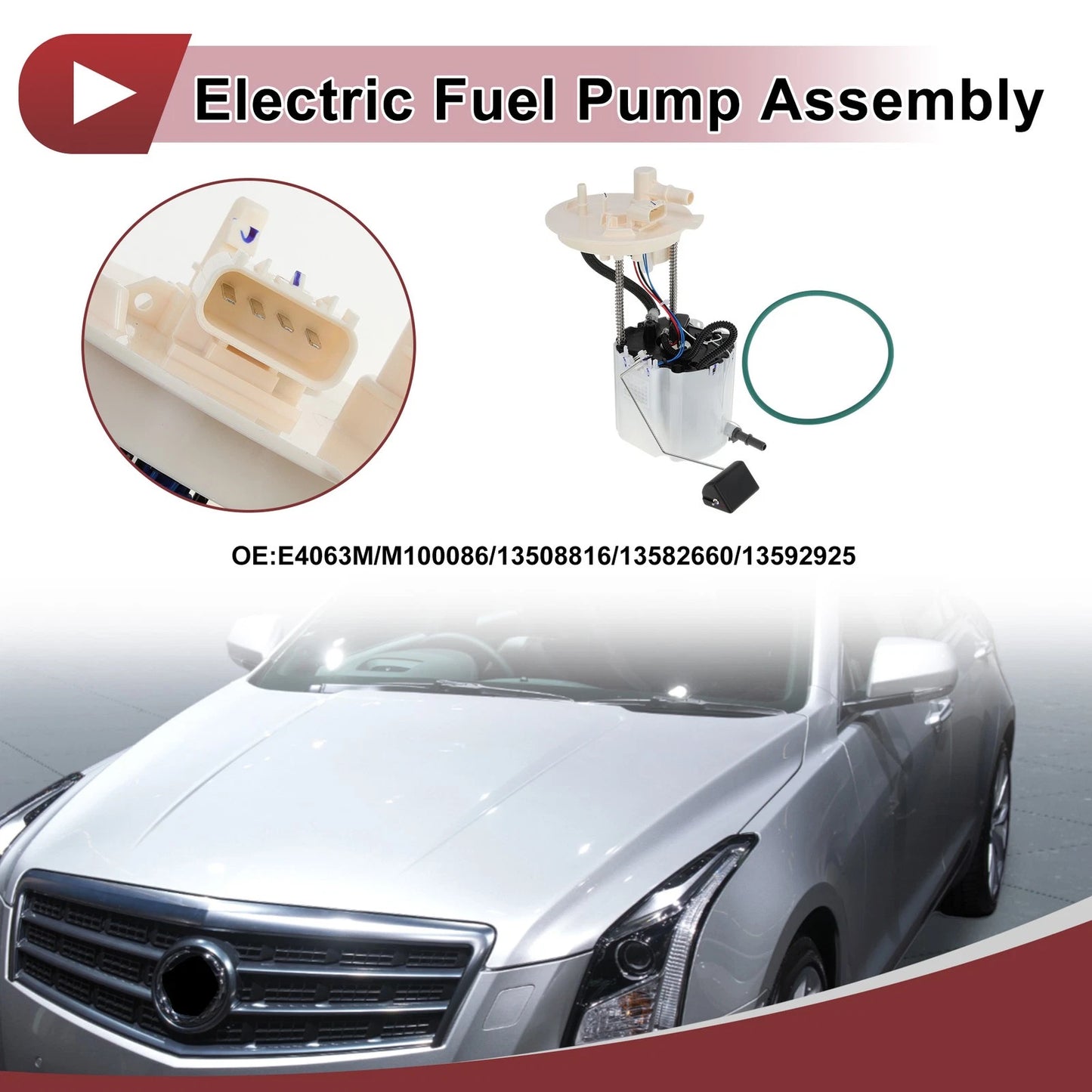 Electric Fuel Pump Assembly No.13508816 for Cadillac ATS CTS Chevy Camaro (2013–2019)
