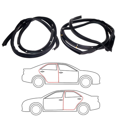 Rear Door Weatherstrip for Toyota Corona Sedan (1992–1998)
