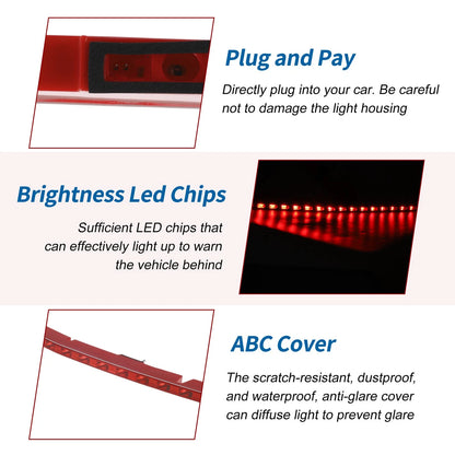 Red LED Third Brake Light for Benz C-Class CLC 203 (2001–2007) No.2038203356
