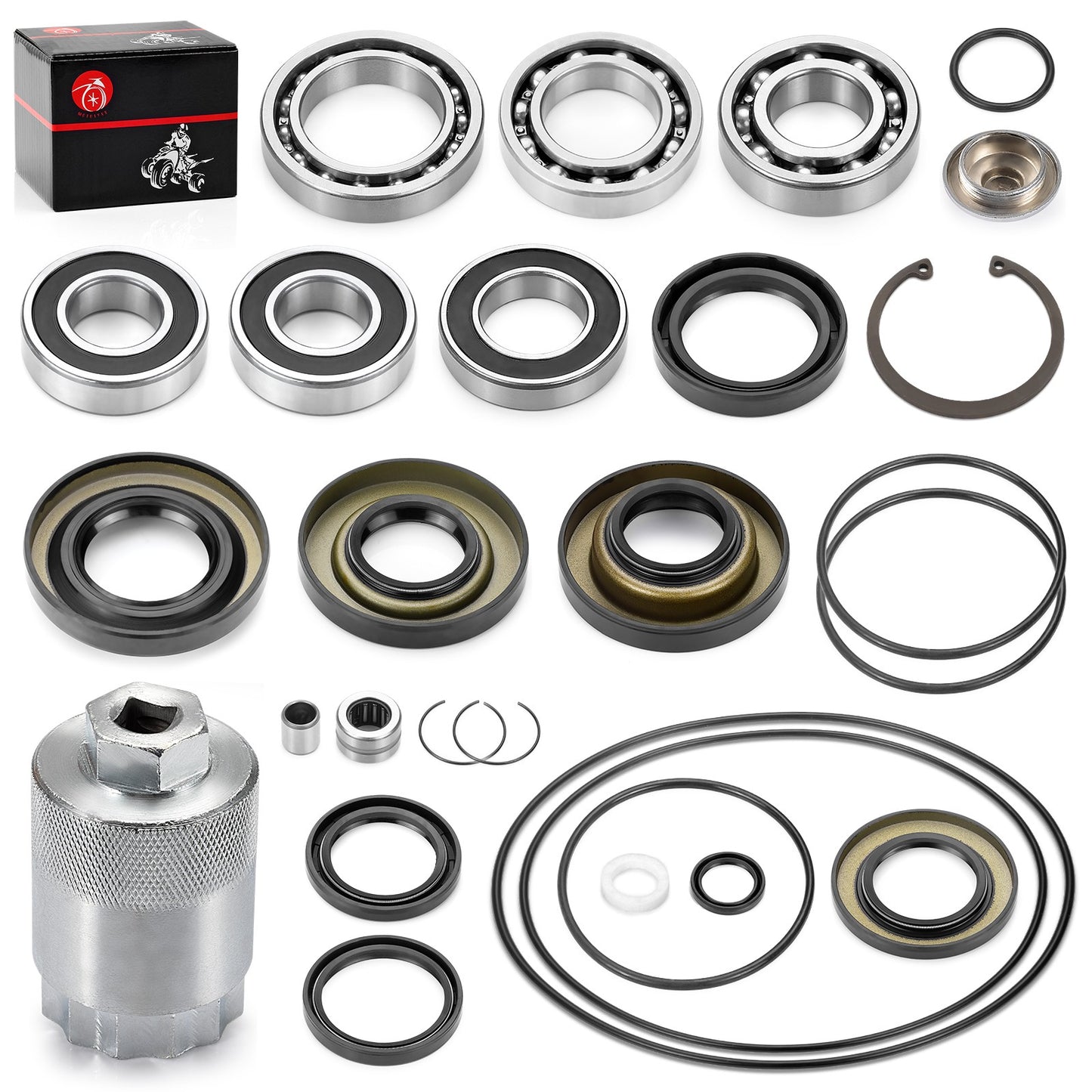 Rear Differential Bearing & Seal for Honda Rancher 350 (2000–2006)