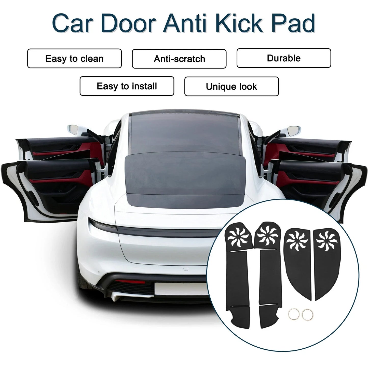 Car Door Anti Kick Pad Protector for Lexus IS/IS250/IS350/IS F (2006-2011)