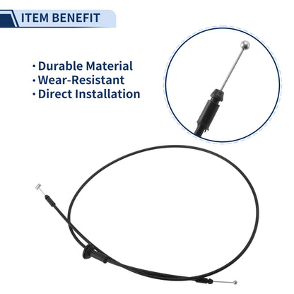 Hood Latch Release Cable for KIA Forte (2010–2013) No. 811901M000