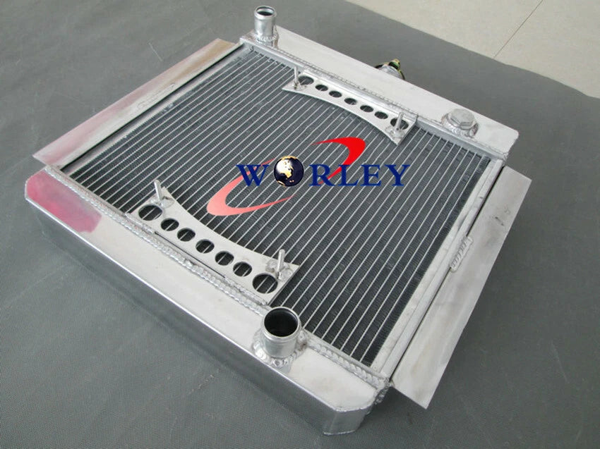 Aluminum Radiator for Ford Escort MK1/MK2 (1975–1980) + Fan