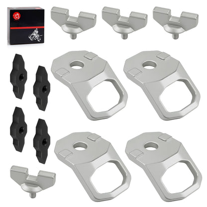 Set of 4 Lock & Ride MAX D-Rings for Polaris Ranger XD 1500 (2024–2025)