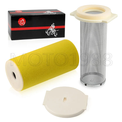 2 x AIR FILTER CAGE GUIDE & AIR FILTER for YAMAHA KODIAK 400 (2000–2002)