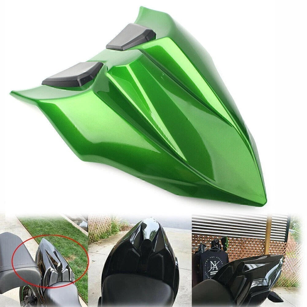 Pillion Rear Seat Solo Cowl Fairing Cover for Kawasaki Ninja 650 (2017–2019) Green