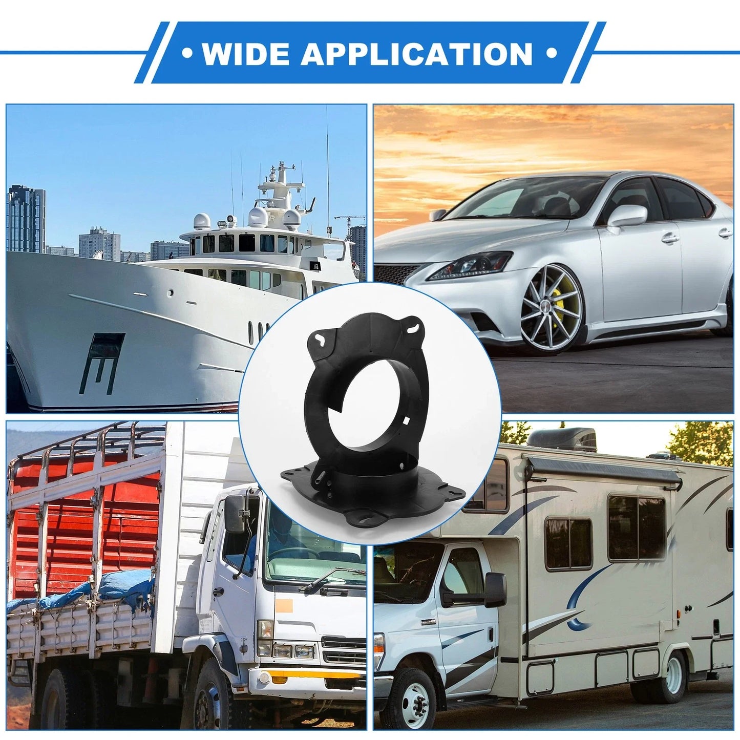 6.5" Tweeter Speaker Spacer Rings for Toyota Camry