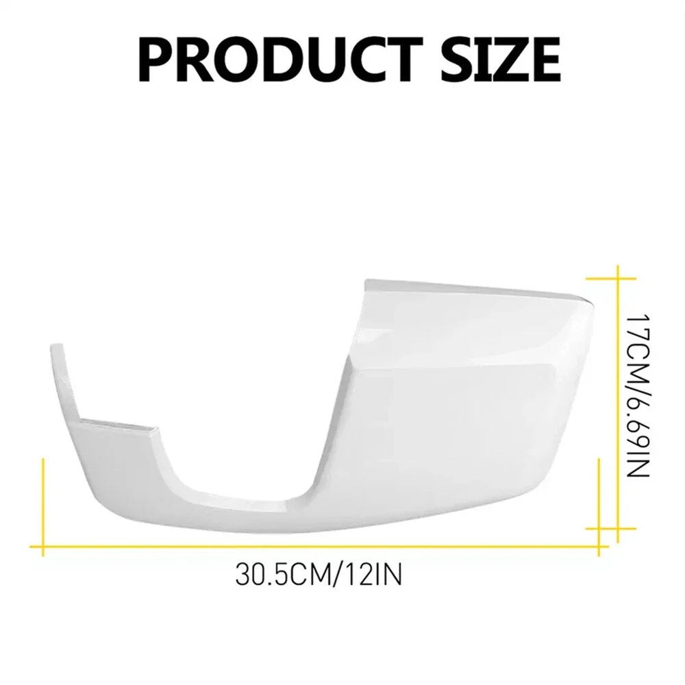 White Left & Right Wing Mirror Covers for Ford Transit Tourneo (2014-2023)