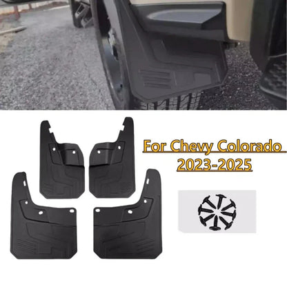 4X Front Rear Splash Guards Mud Flaps Fender for Chevrolet Colorado (2023–2025)