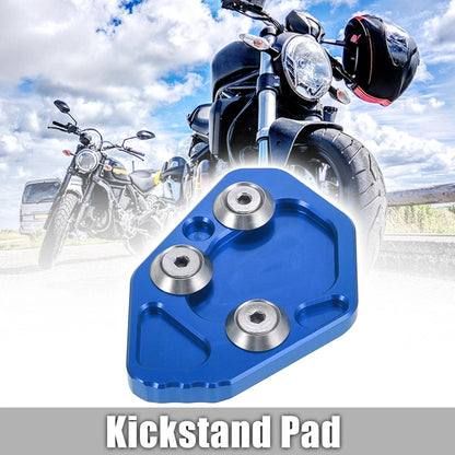 Kickstand Plate Pad Blue for BMW K1200S K1200R K1300S