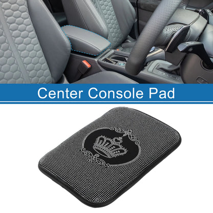 Armrest Cushion Pad for Car (12.20" x 8.66", Suede, Non-slip)