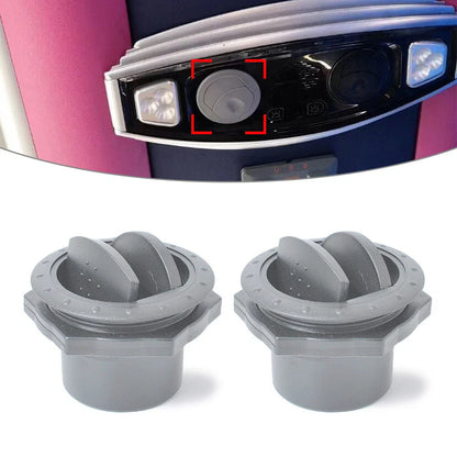 60mm Vent Air Outlet Round Ceiling for RV Bus ATV A/C Gray