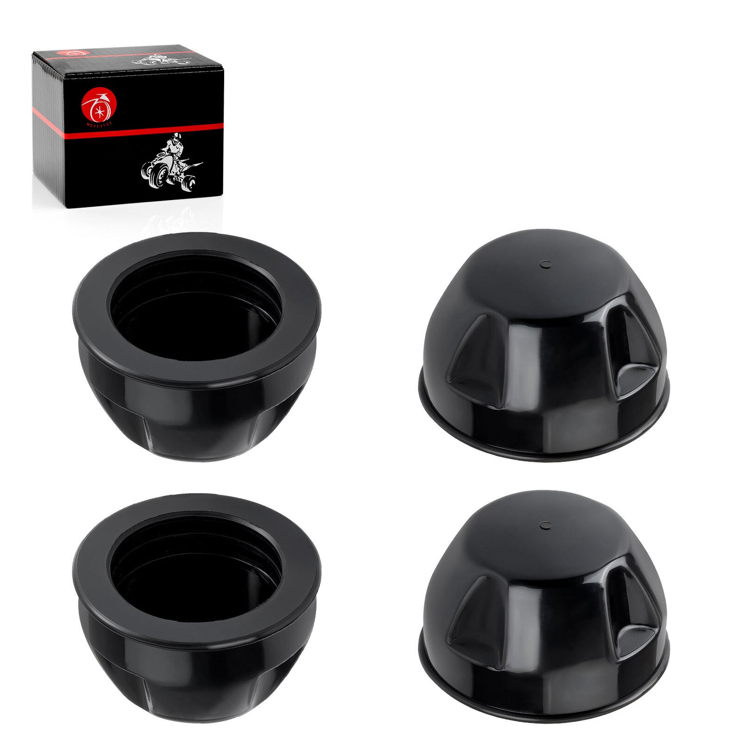 Set of 4 Wheel Center Caps for Yamaha Wolverine 350 (2001–2009)