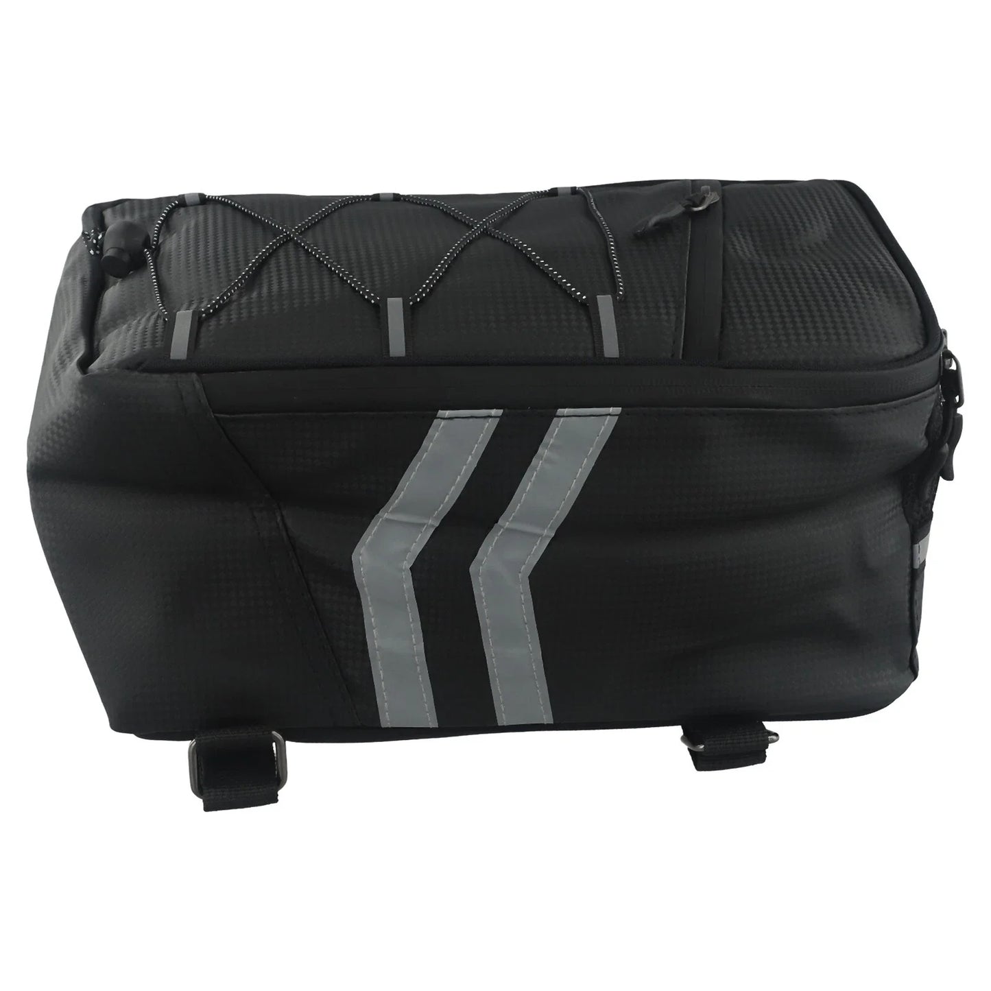 8L Tail Bag for Motorcycle PU Leather Waterproof Large Capacity Storage Bag