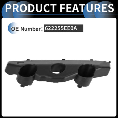 1 Pc Left Front Bumper Retainer Bracket No.622255EE0A for Nissan Versa (2020–2024)