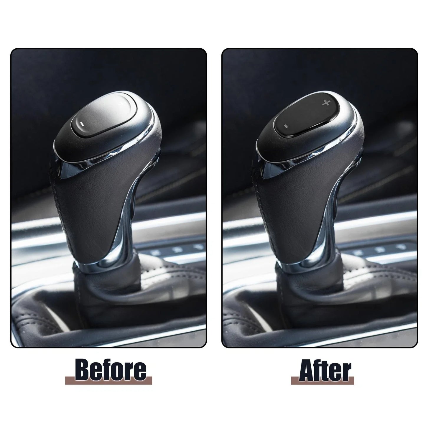 Gear Shift Knob Cover for Chevrolet Equinox 2018-2020 Black