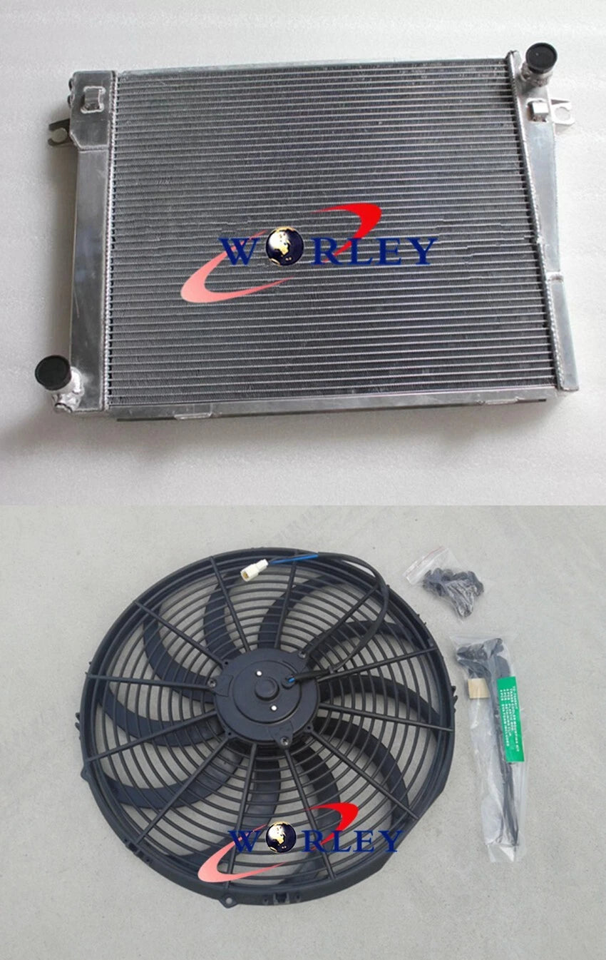 Aluminum Radiator & Fan for BMW 3 E30 320i 323i 325i (1986–1993)
