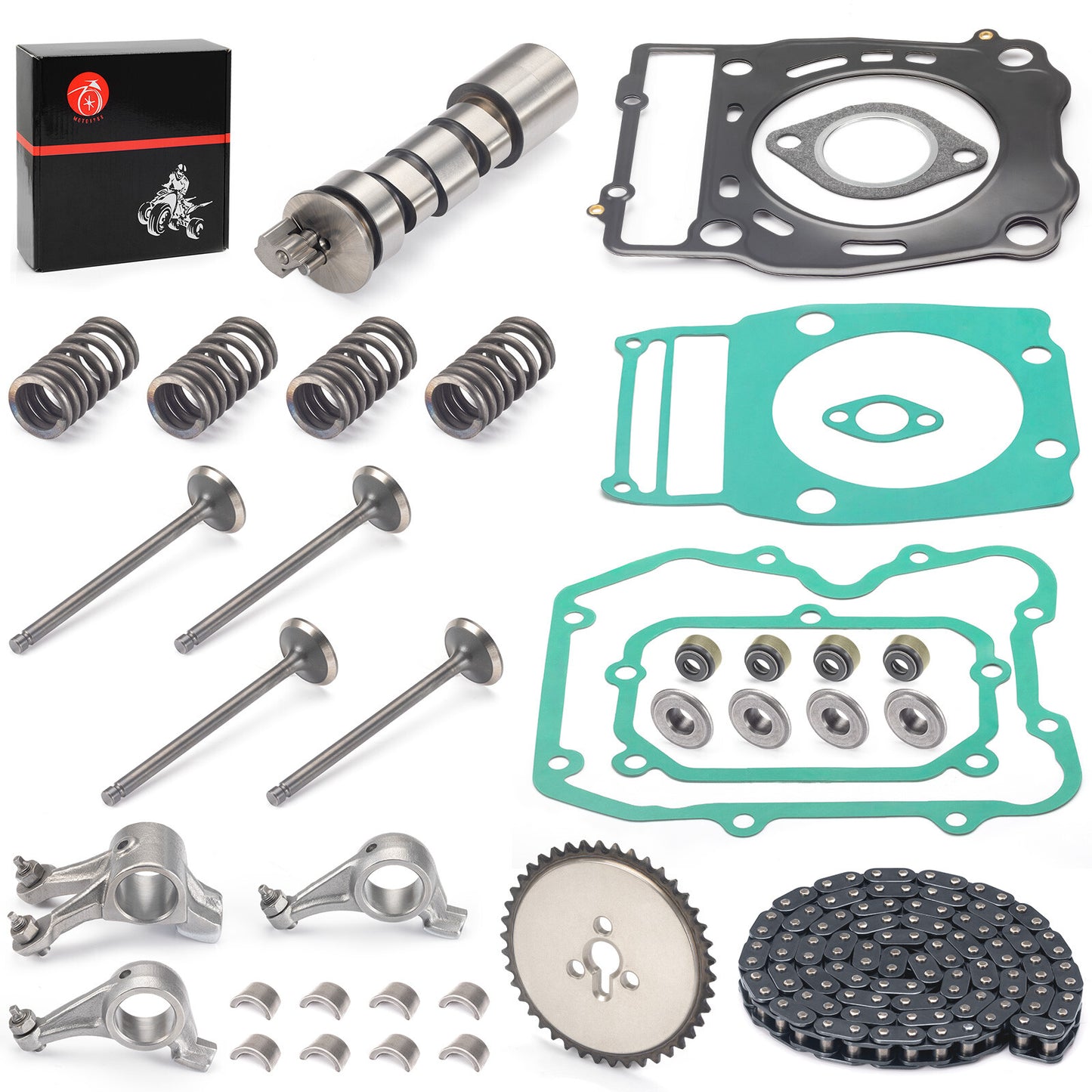 Rocker Arm Camshaft Timing Chain & Valve Kit for Polaris Sportsman (2000–2007)