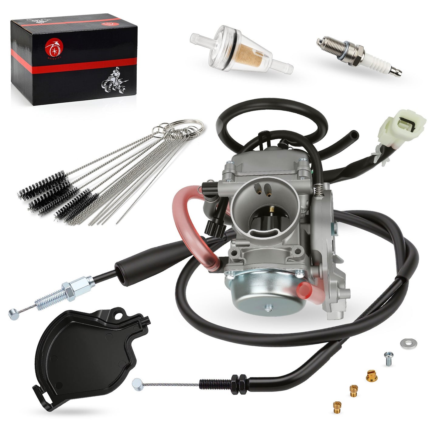 Throttle Cable and Air Filter for Kawasaki Prairie 300 (1999–2002)