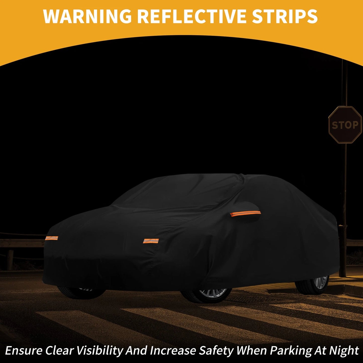 Car Cover Waterproof All Weather for Toyota Corolla (210D-PU)