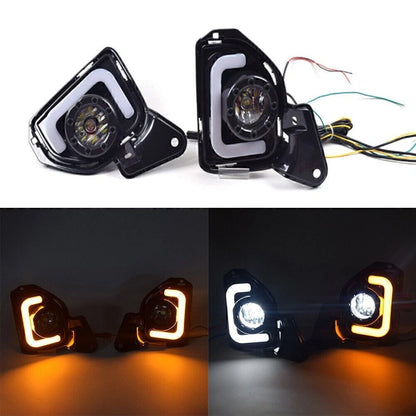 DRL LED Daytime Running Light Fog Turn Signal Lamp for Toyota Hiace (2014–2016)
