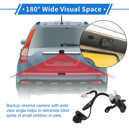 Rear View Camera for Honda Pilot (2012) - Backup Reverse Park Assist 120-180°