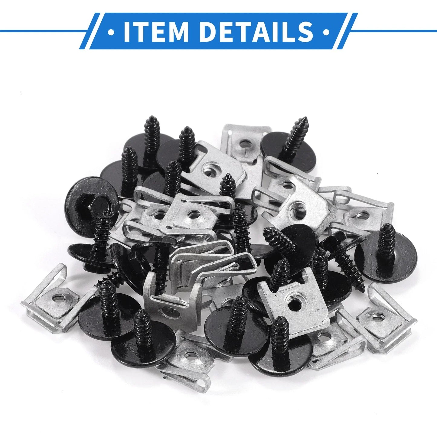 30 x Fender Liner Splash Shield Bumper Cover Screws for BMW 1 Series M (2011-2011)